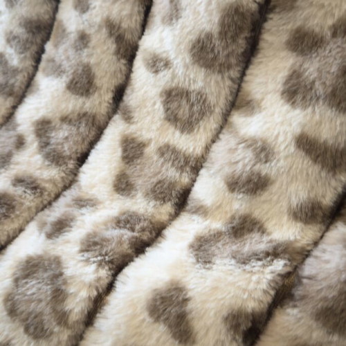 Sara Moda handbag with fur and animal print details, new