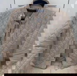  Zara μπουφάν καπιτονέ μπεζ