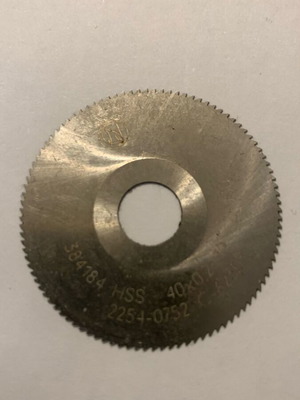 Small metal cutting disc new