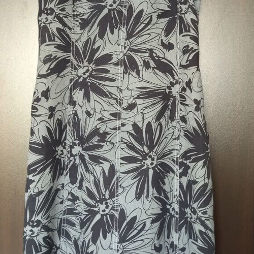 Pennyblack women's dress like new, summer, zip closure, size L, gray and blue