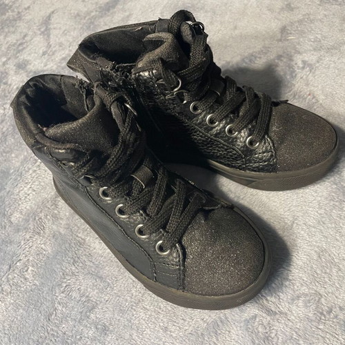 Children's leather boots used size 26 black