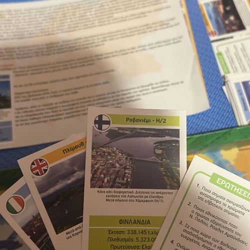 Traveling in Europe board game used
