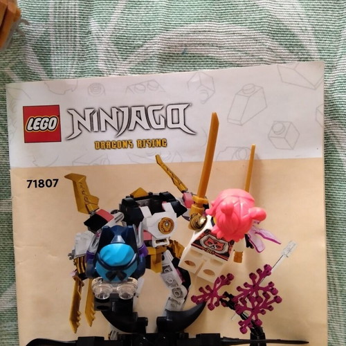 Lego Ninjago Mech Dragons Rising με 2 φιγούρες Sora και Wolf Musk Warrior σαν καινούργιο