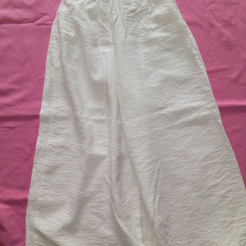 Moliin Rose White Linen Palazzo Pants like new, size 128 cm, age 8