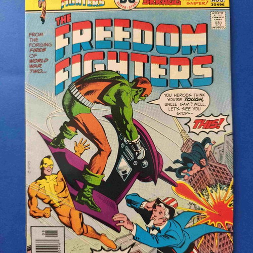 The Freedom Fighters 3 comic used, 1st appearance of Skragg