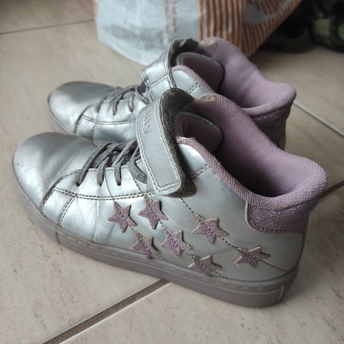 Lelly Kelly boots used size 33 grey and pink