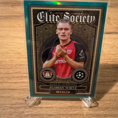 Florian Wirtz Elite Society card 02/75 like new, Topps Merlin