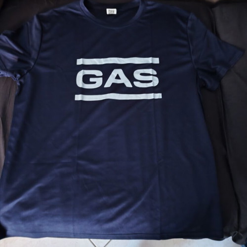 Gas T-shirt καινούργιο, μπλε σκούρο XL