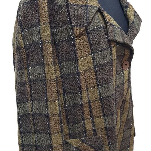 Vintage men's wool jacket coat from Aggressia fashion house, used