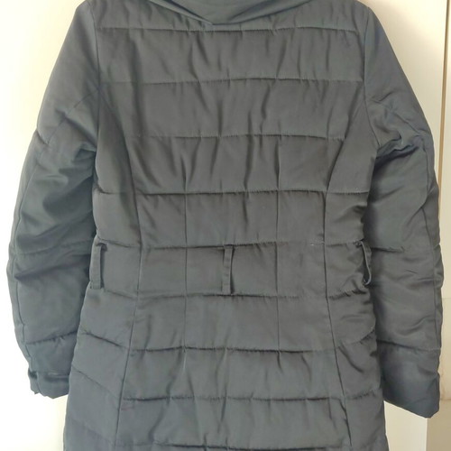 Puffer winter jacket black used, size M