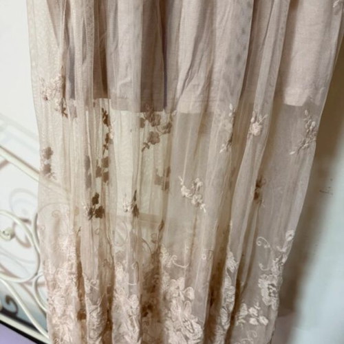 BSB maxi romantic skirt used with lace, size S, beige