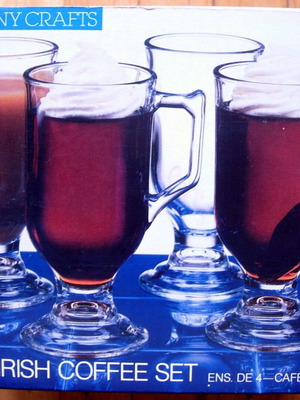Colony Crafts coffee glasses new, set of 4 pieces