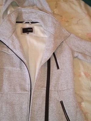 Hurley outerwear new, gray, size small