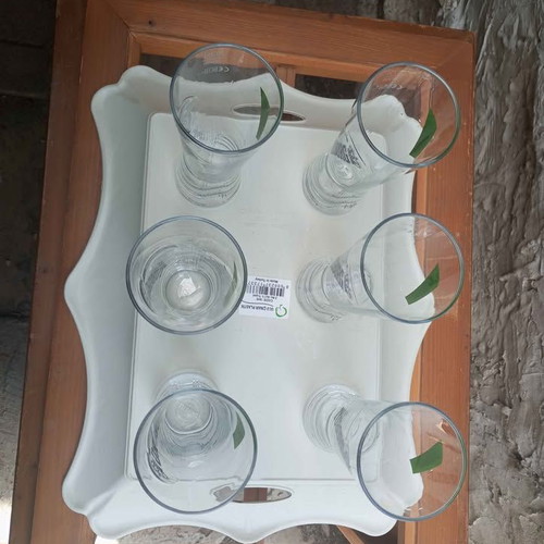 Glasses set of 6 new
