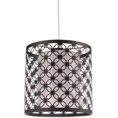 Metal pendant lamp black with E27 socket new
