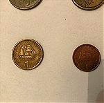  8 παλαιά ελληνικά νομίσματα (περιόδου 1986 - 1990) , συλλεκτικά, vintage, ρετρό, retro