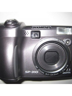 Φωτογραφική Olympus SP-310 7.1 Megapixel μεταχειρισμένη με λευκή οθόνη