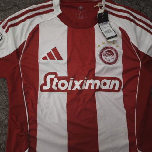Olympiacos 2025/26 Home European Appearance Podence Adidas Medium new authentic