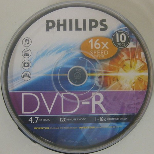 Philips DVD-R P10 Cake Box 16X new