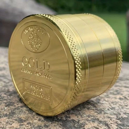 Tobacco grinder 38mm gold new, metal