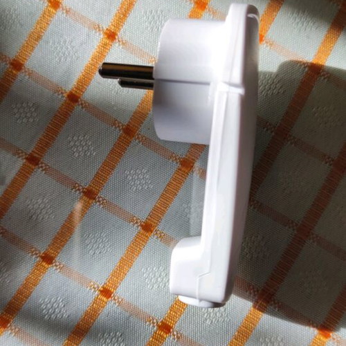 Mini flat plug 16A white, set of 2 new
