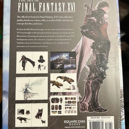 Art book Final Fantasy XVI new