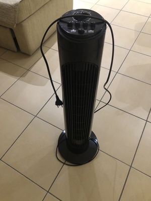 Low tower fan used with noise issue