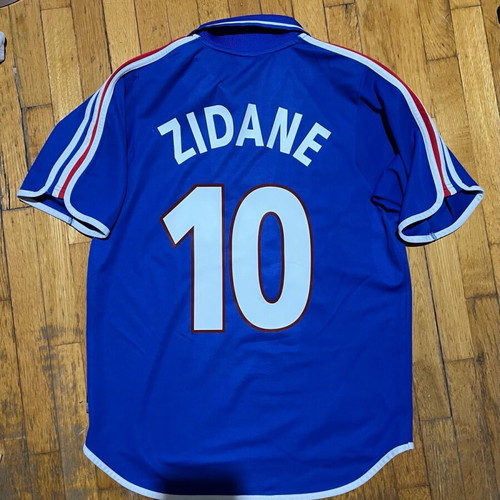 France national team jersey 2000 Zidane used, medium