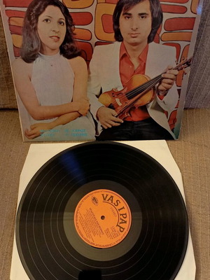 Thanasis Haros and Marina Tragoudia tou Ponou LP used, laiko