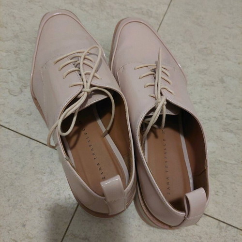 Zara city shoes pink pastel like new, size 37