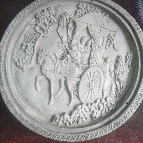 Plaster wall decor used