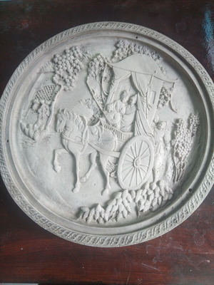 Plaster wall decor used