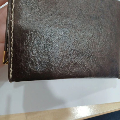 Leather case with two decks of cards
