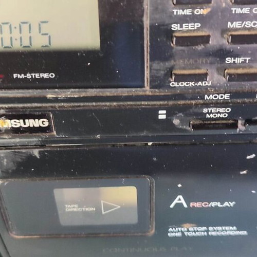 Samsung PD-780L stereo radio cassette boombox used