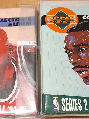 Upper Deck Basketball '94 '95 series 1 και 2 σαν καινούργιο, πλήρες πακέτο