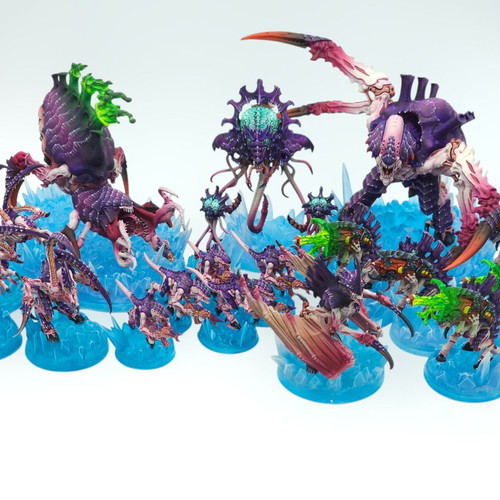 Tyranid Army Bundle new, painted Warhammer 40k miniatures