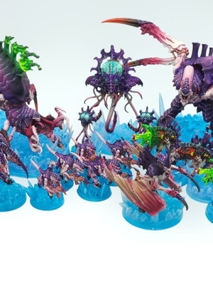 Tyranid Army Bundle new, painted Warhammer 40k miniatures