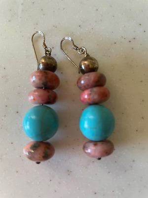 Loisir earrings like new, 5cm length