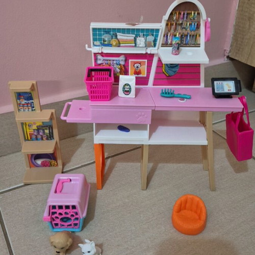 Barbie pet shop used