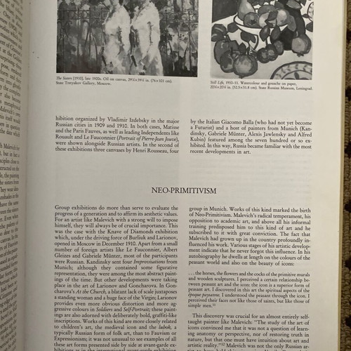 Malevich art history monograph hardcover book