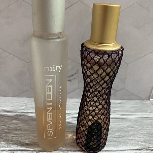 Seventeen Fruity & Xpose Passion perfume set used