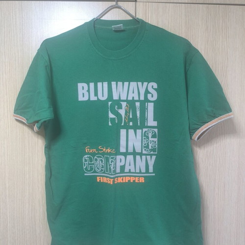 Men's T-shirt size 176 cm like new, green
