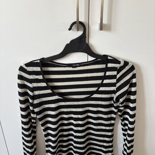 Tally Weijl striped blouse, black and white, size S