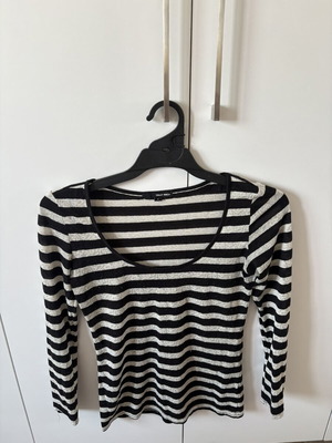 Tally Weijl striped blouse, black and white, size S
