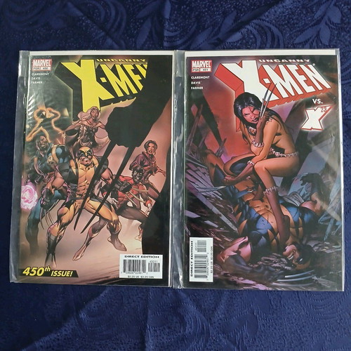 Uncanny X-Men pack of 2 issues like new, Marvel Comics
