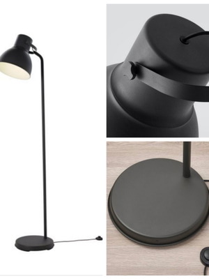 IKEA HEKTAR φωτιστικό δαπέδου σε σκούρο γκρι ανθρακί