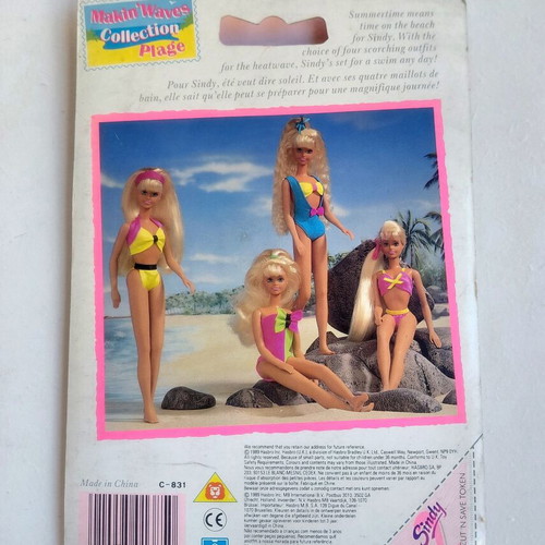 Sindy Making Waves Collection 1989 Hasbro new, sealed
