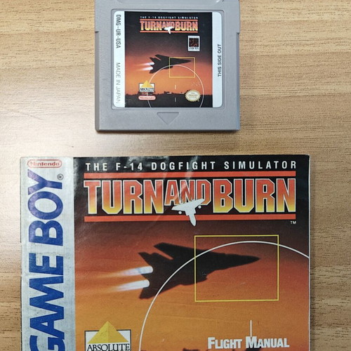 Turn and Burn Game Boy game like new with manual