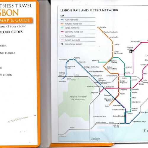 DK Eyewitness Pocket Map and Guide Lisbon new, English