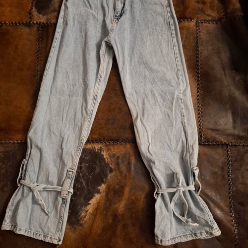 blvck jeans 36 women's jeans with tie at the bottom high-waisted